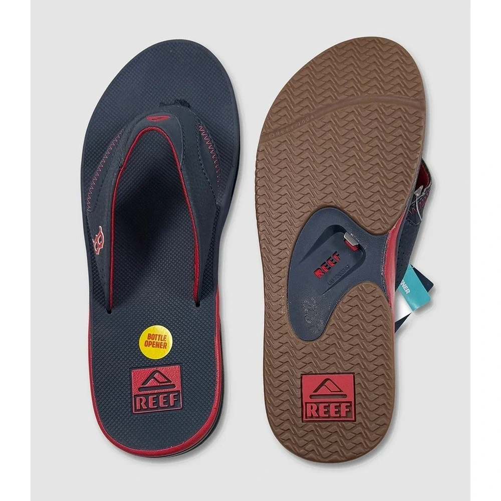 Reef Fanning x MLB Sandals / Flip-Flops - NWT Mens 9 Boston Red Sox - #49218-H9